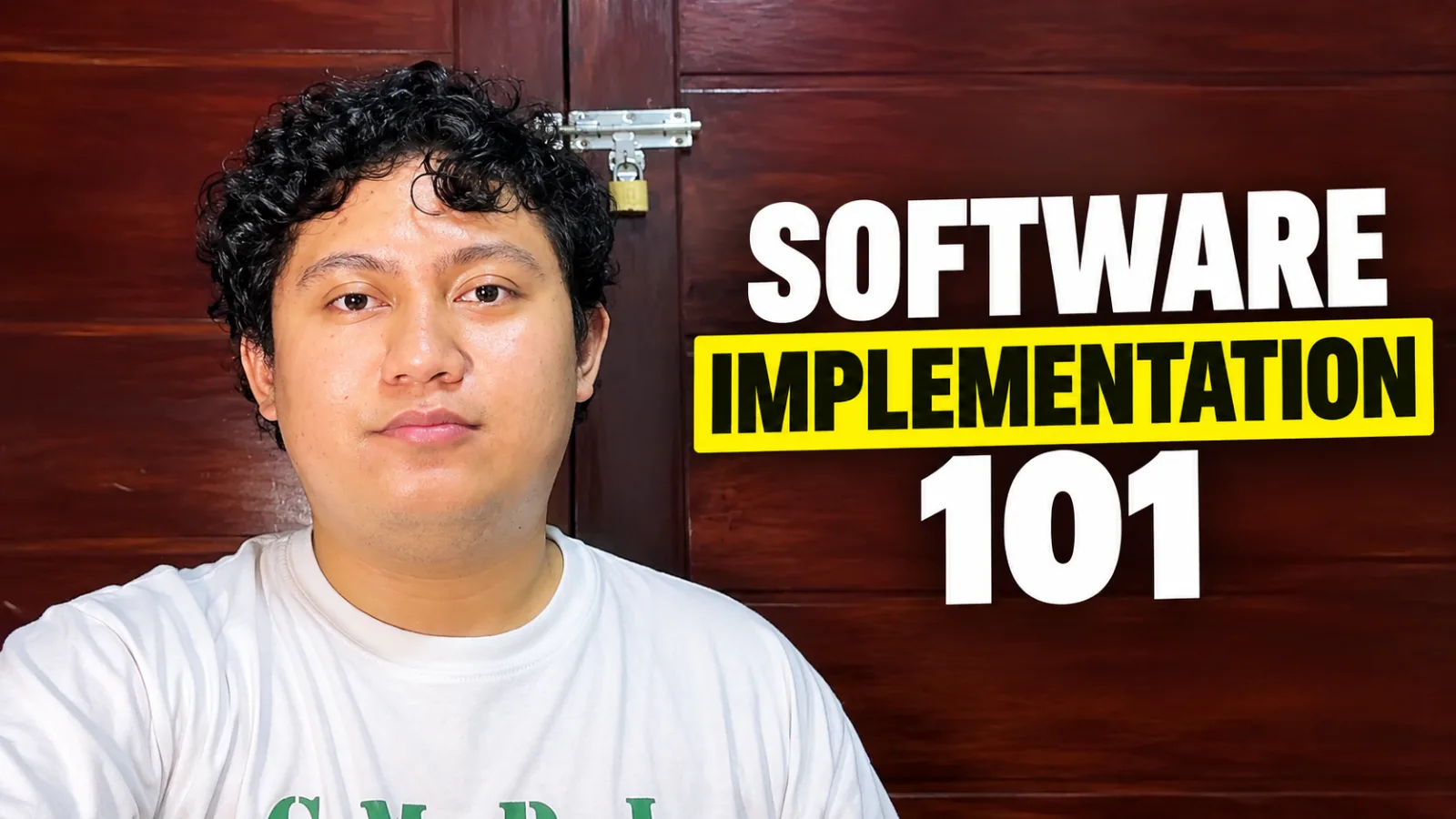 thumbnail youtube video: business software implementation 101